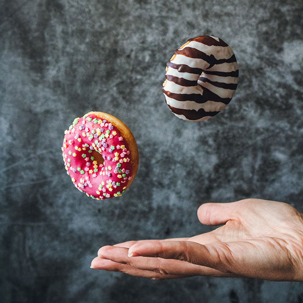 Donuts voor tijdens onze kennismaking